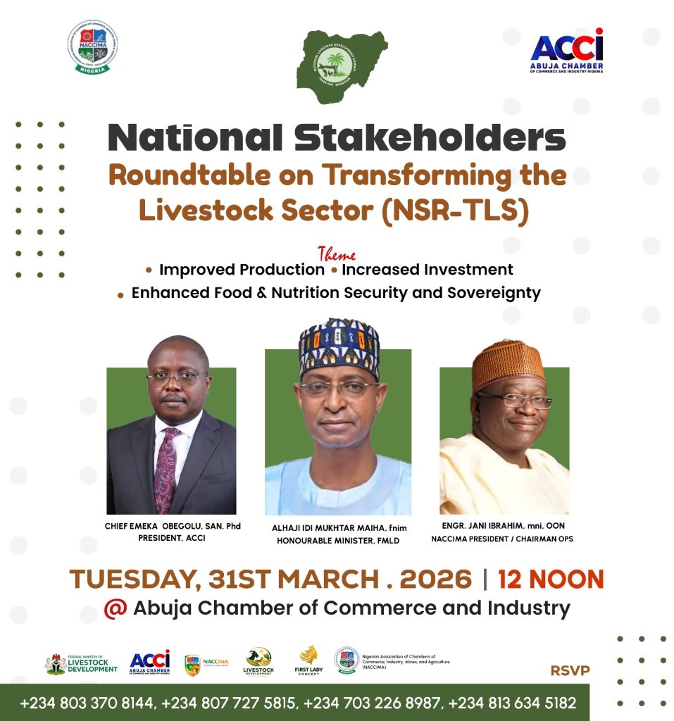 National Stakeholders Roundtable on Transforming the Livestock Sector (NSR – TLS)