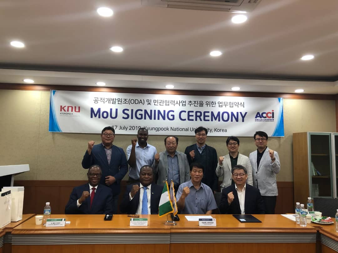 ACCI PRESIDENT SIGNS MOU WITH KYUNGPOOK NATIONAL UNIVERSITY OF KOREA